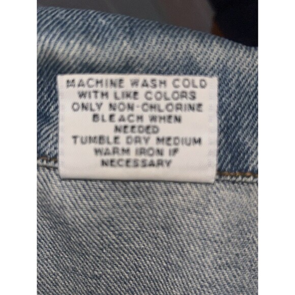 Vintage CMC Denim Schacket /chire Jacket Women’s Small Shoulder Pads - Picture 10 of 11